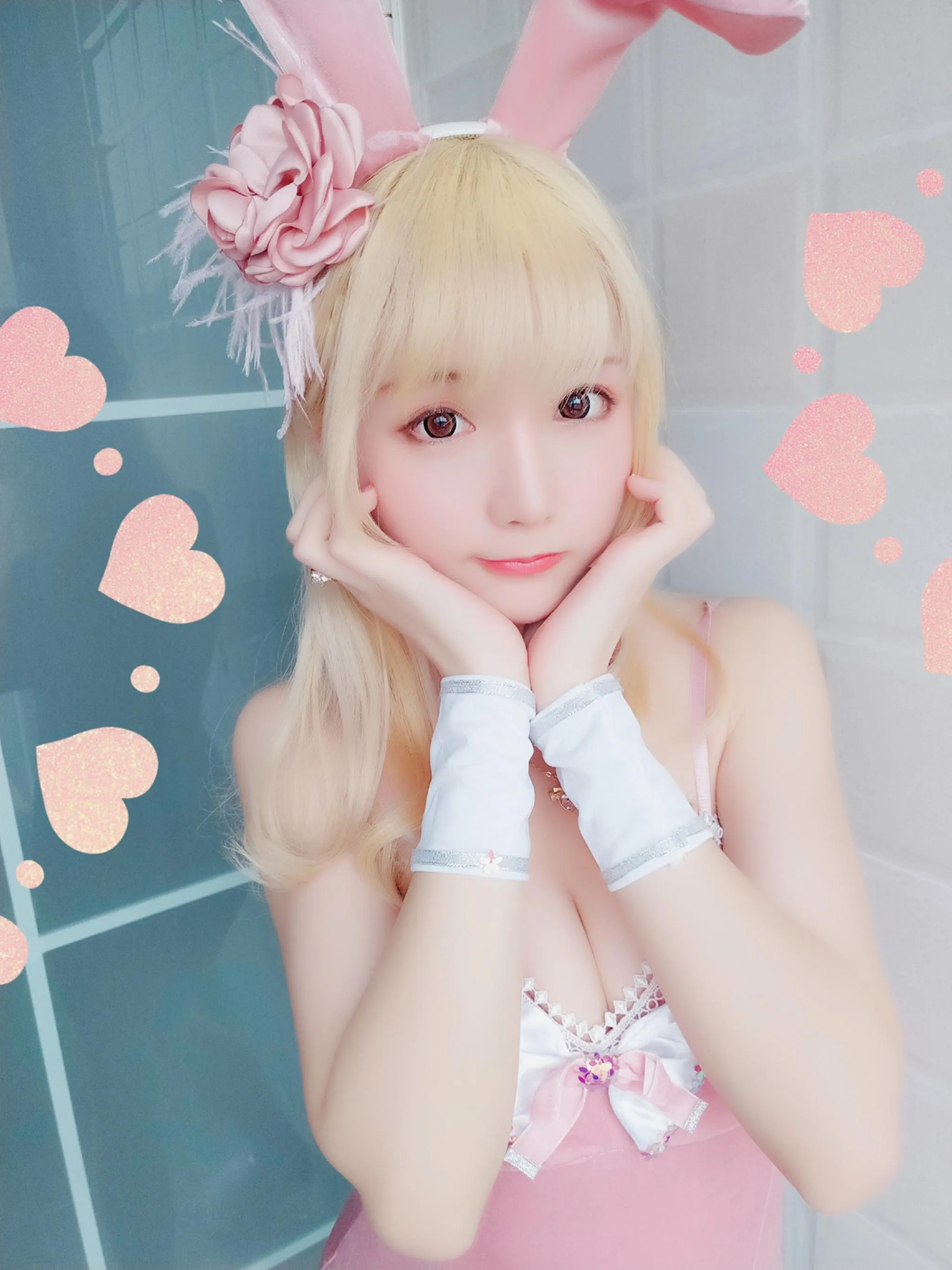 星之迟迟 – VOL.01 粉红泡泡包-PINK兔女郎（31P） [31P]插图3